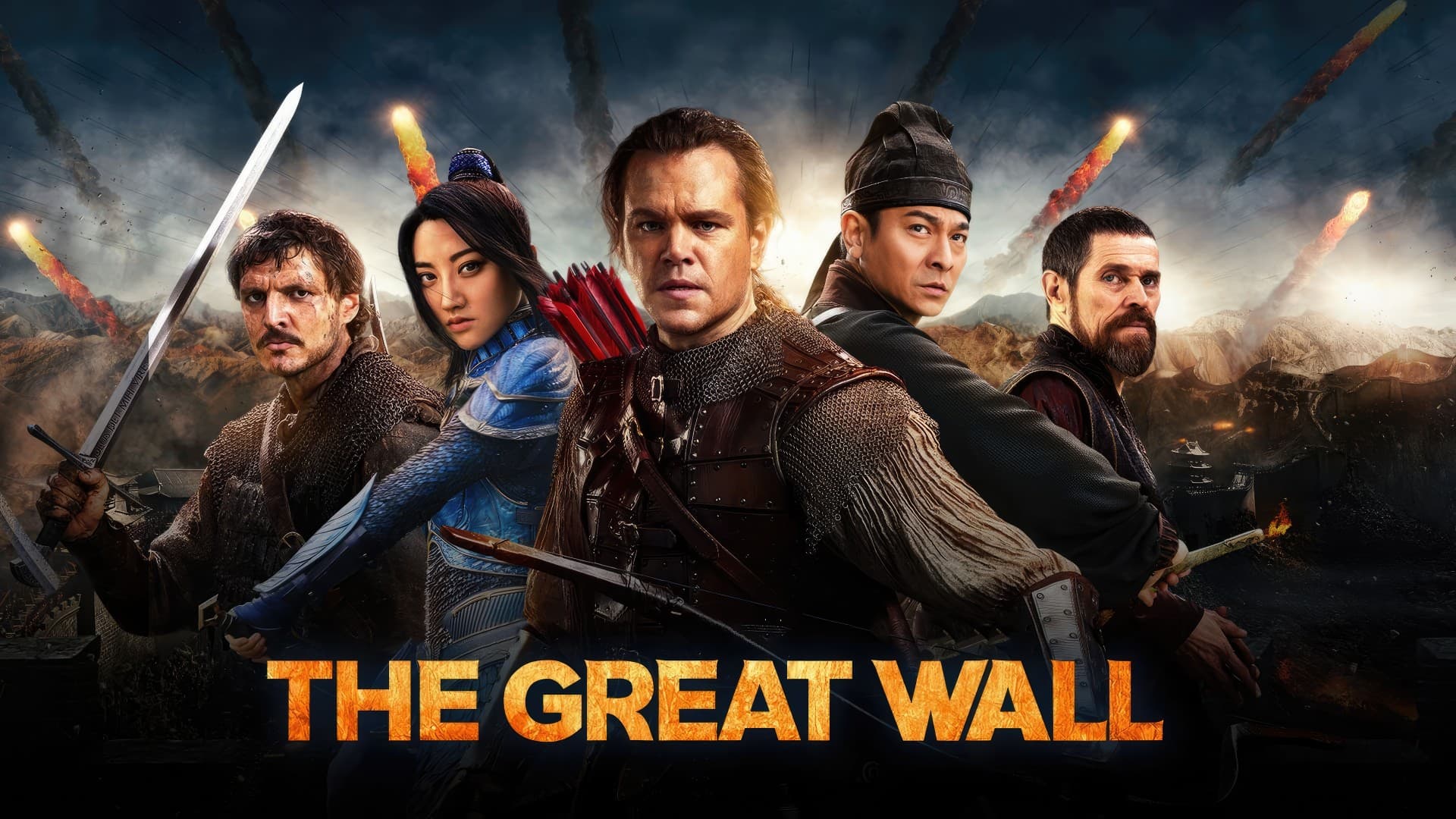 The Great Wall (2016) 720p + 1080p + 2160p 4K BluRay x265 10bit HEVC [Org NF Hindi DDP 5.1 ~ 640Kbps + English DTS-HDMA TrueHD Atmos 7.1] MSubs
