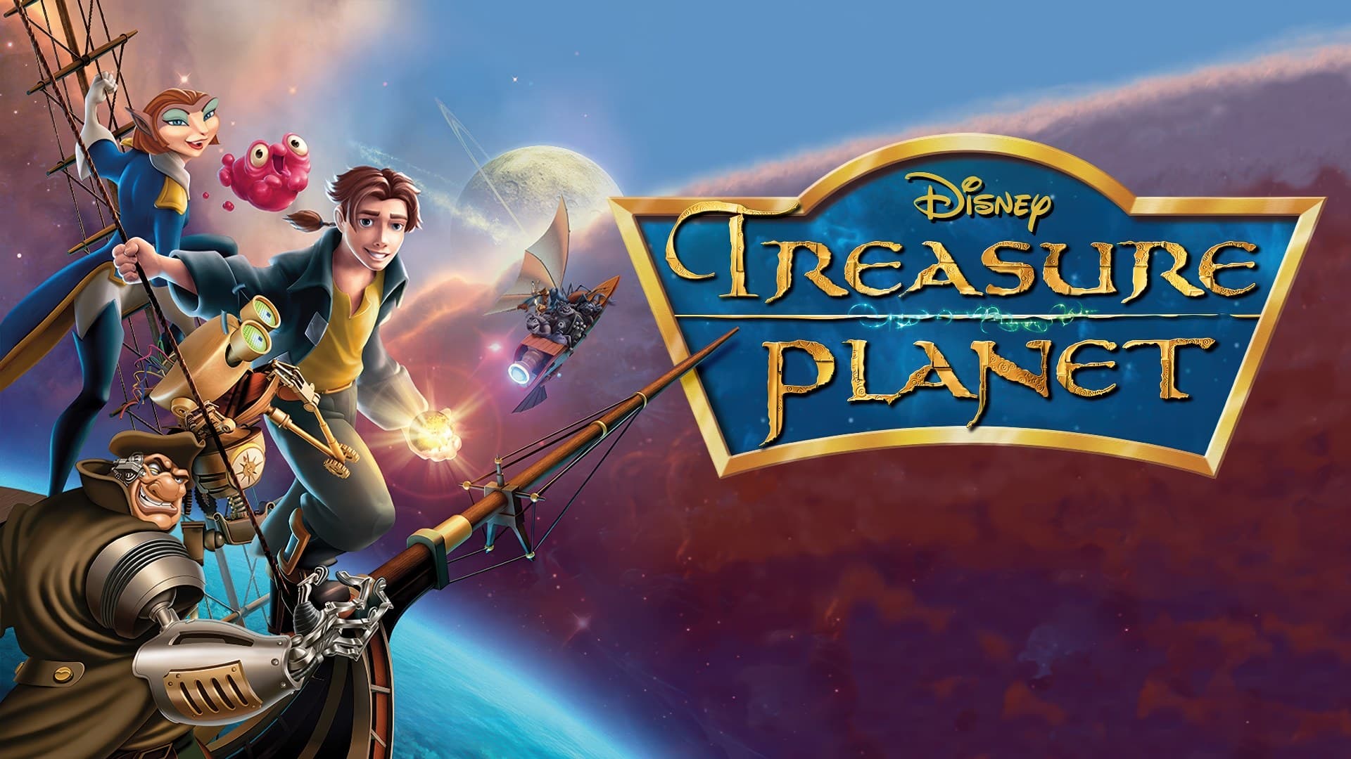 Treasure Planet (2002) 720p + 1080p BluRay x265 10bit HEVC [Org JC Hindi DD 2.0 ~ 192Kbps + English DTS-HDMA 5.1] MSubs