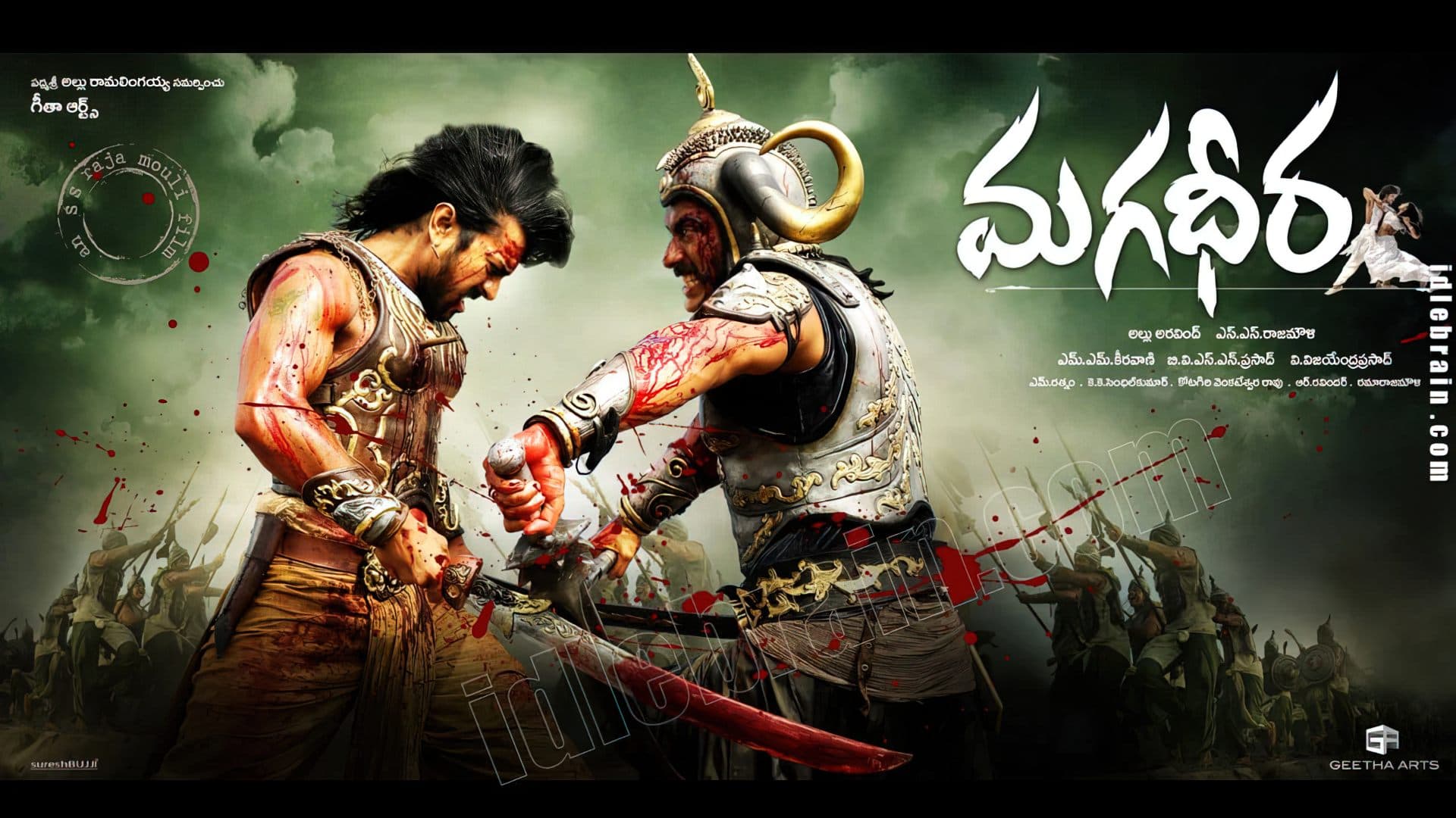 Magadheera (2009) 720p + 1080p BluRay x265 10bit HEVC [Org Hindi DD 2.0 ~ 384Kbps + Telugu DTS-HDMA 5.1] MSubs