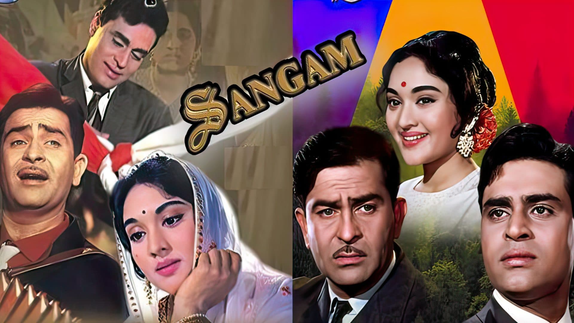 Sangam (1964) Hindi 720p + 1080p BluRay x265 10bit HEVC MSubs