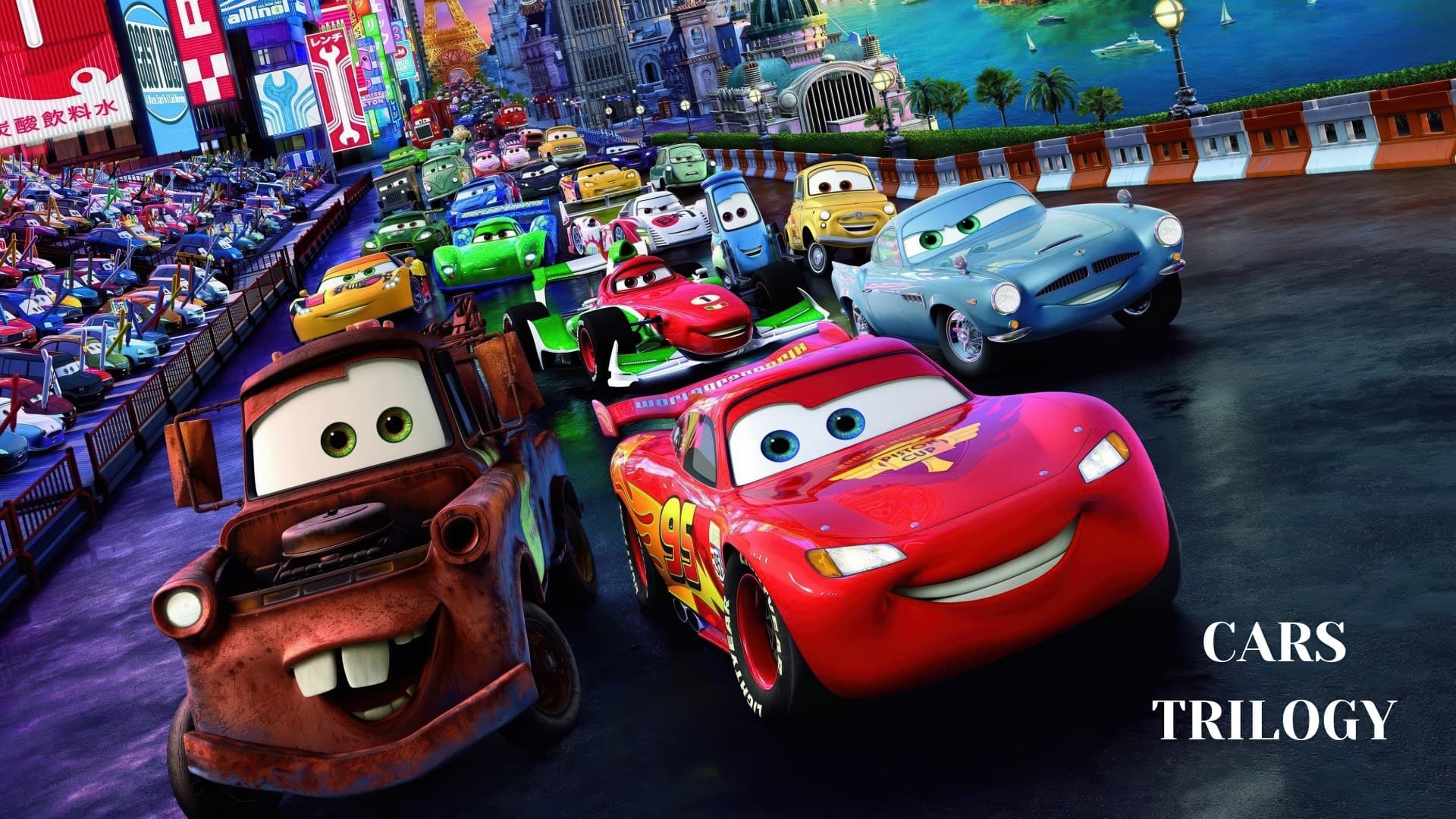 Cars Trilogy Collection (2006-2017) 720p + 1080p + 2160p 4K BluRay x265 10bit HEVC Dual Audio [Hindi + English] MSubs