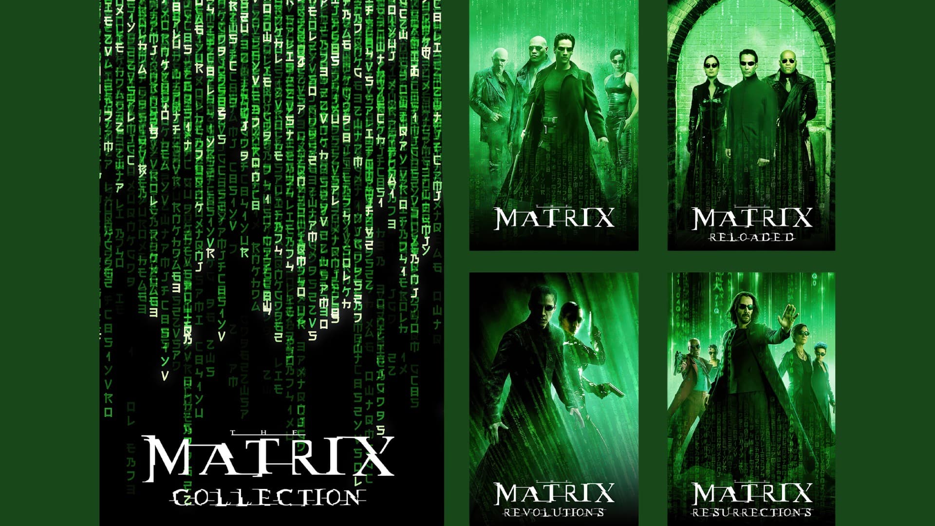 The Matrix Films Collection (1999-2021) REMASTERED 720p + 1080p + 2160p 4K BluRay x265 10bit HEVC Dual Audio [Hindi + English] MSubs