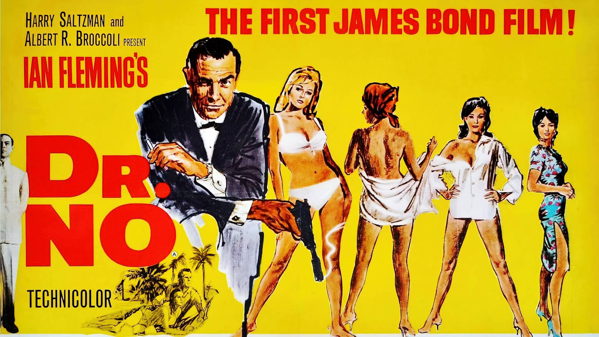 Dr. No (1962) 720p + 1080p 10bit BluRay x265 HEVC [Org AMZN Hindi DDP 2.0 ~ 224Kbps + English DTS-HDMA 5.1] MSubs