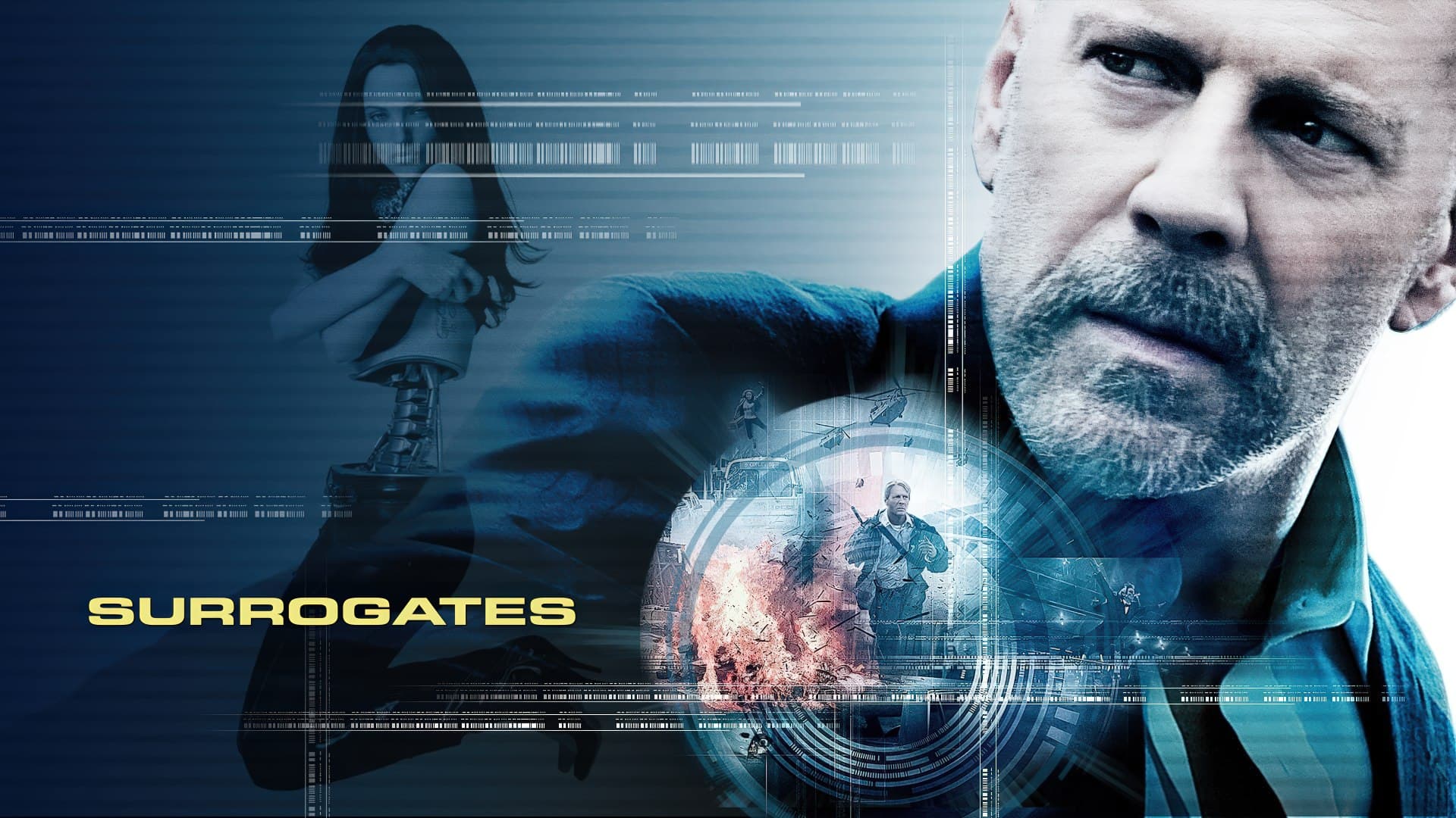 Surrogates (2009) 720p + 1080p + 2160p 4K BluRay x265 10bit HEVC [Org VCD Hindi DD 2.0 ~ 224Kbps + English DTS-HDMA 5.1] MSubs