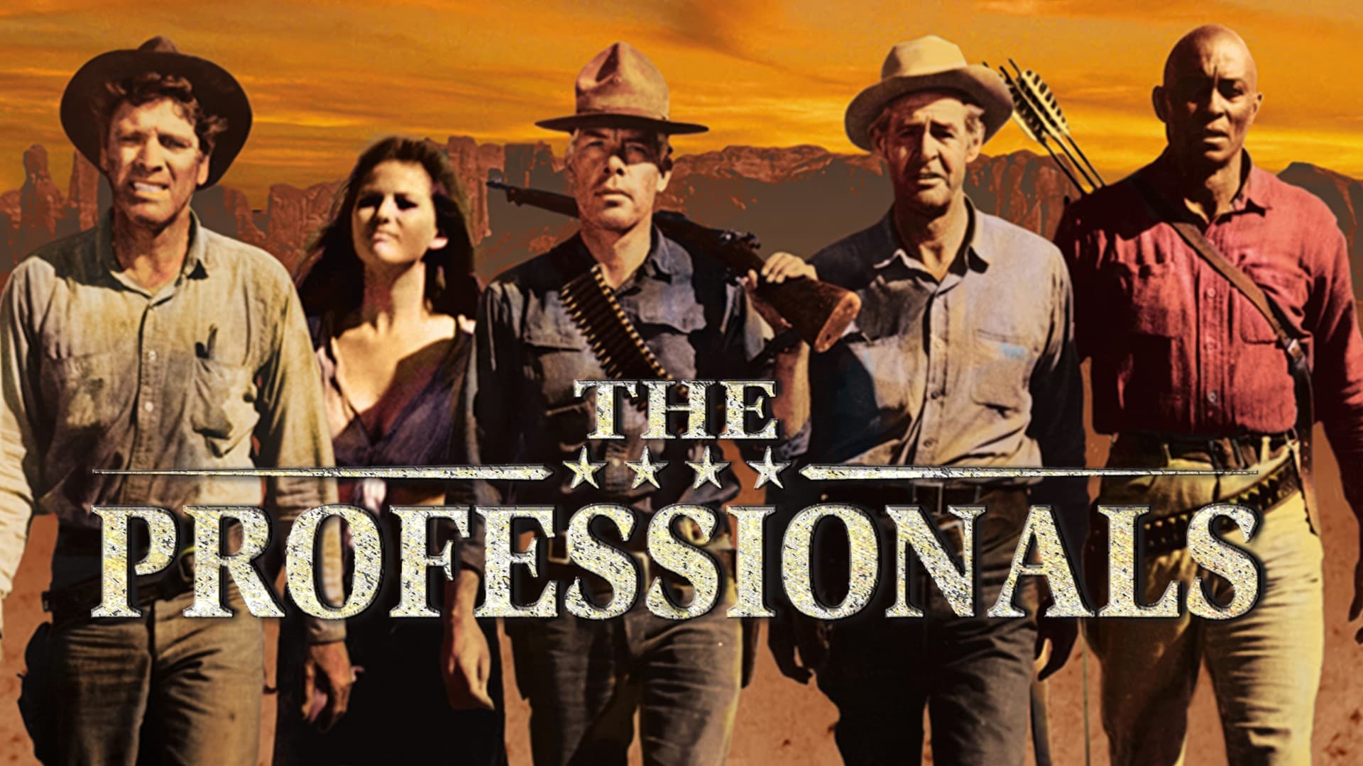 The Professionals (1966) 720p + 1080p BluRay x265 10bit HEVC [Org NF Hindi DDP 5.1 ~ 640Kbps + English TrueHD 5.1] MSubs