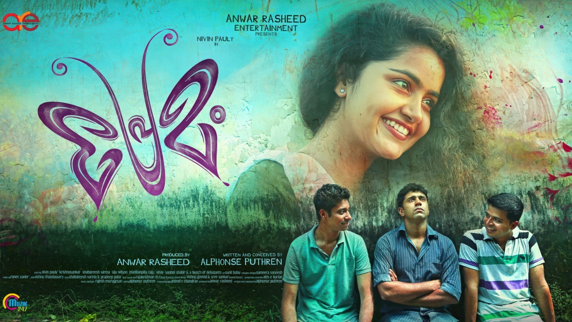 Premam (2015) 720p + 1080p BluRay x265 10bit HEVC Malayalam TrueHD 5.1 MSubs