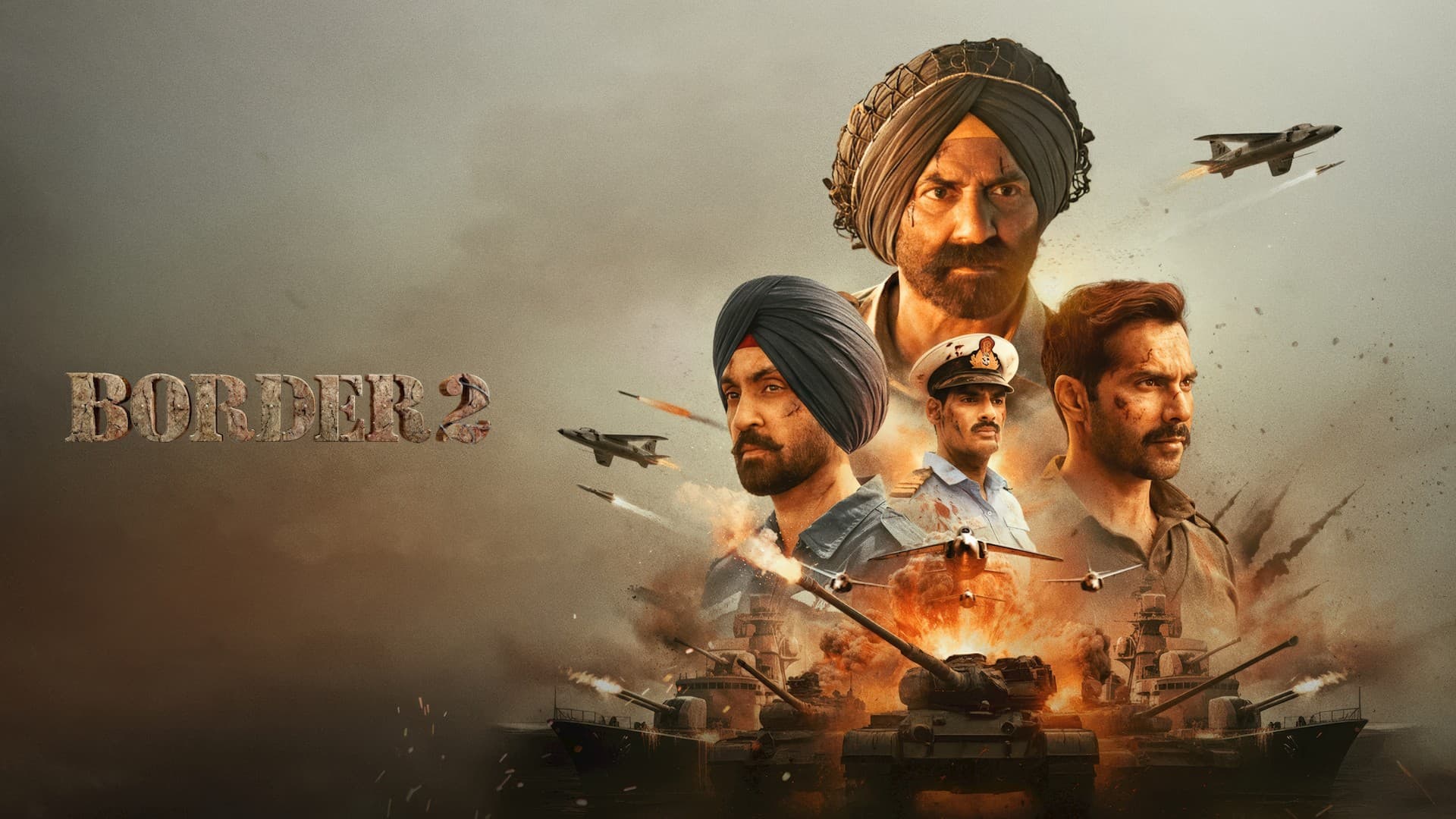 Border 2 (2026) 720p + 1080p + 2160p 4K NF WEB-DL x265 10bit HEVC Hindi DDP 5.1 MSubs