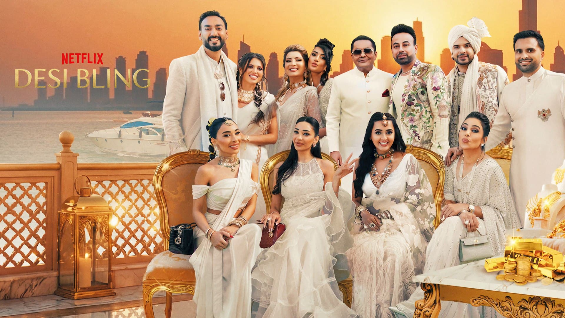 Desi Bling (2026) Season 1 S01 720p + 1080p + 2160p 4K NF WEB-DL x265 10bit HEVC Multi Audio [Hindi + Tamil + Telugu] DDP 5.1 Atmos MSubs