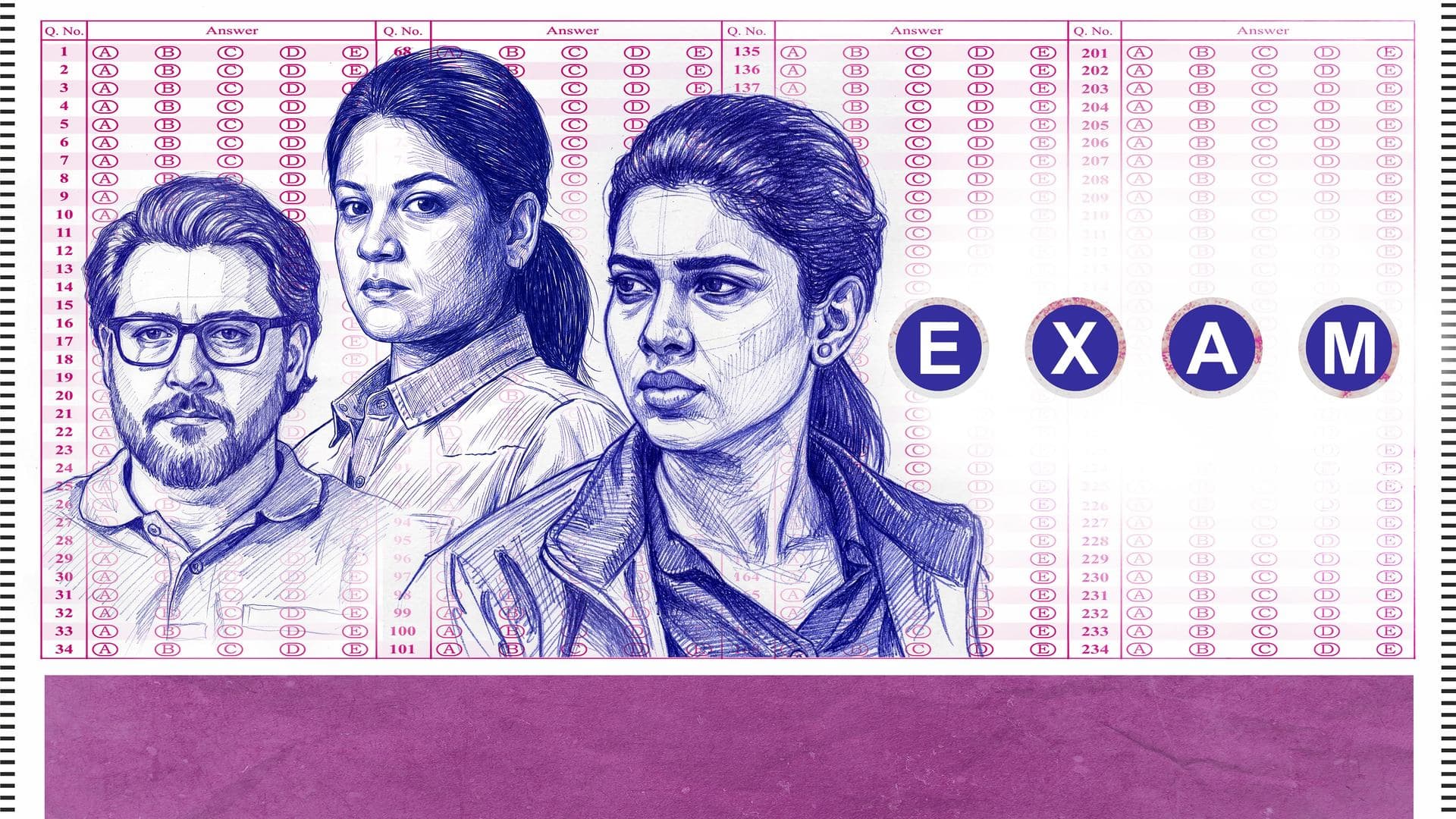 Exam (2026) Season 1 S01 720p + 1080p + 2160p 4K AMZN  WEB-DL x265 10bit HEVC Multi Audio [Hindi + Tamil + Telugu + Kannada + Malayalam] DDP 5.1 Atmos MSubs