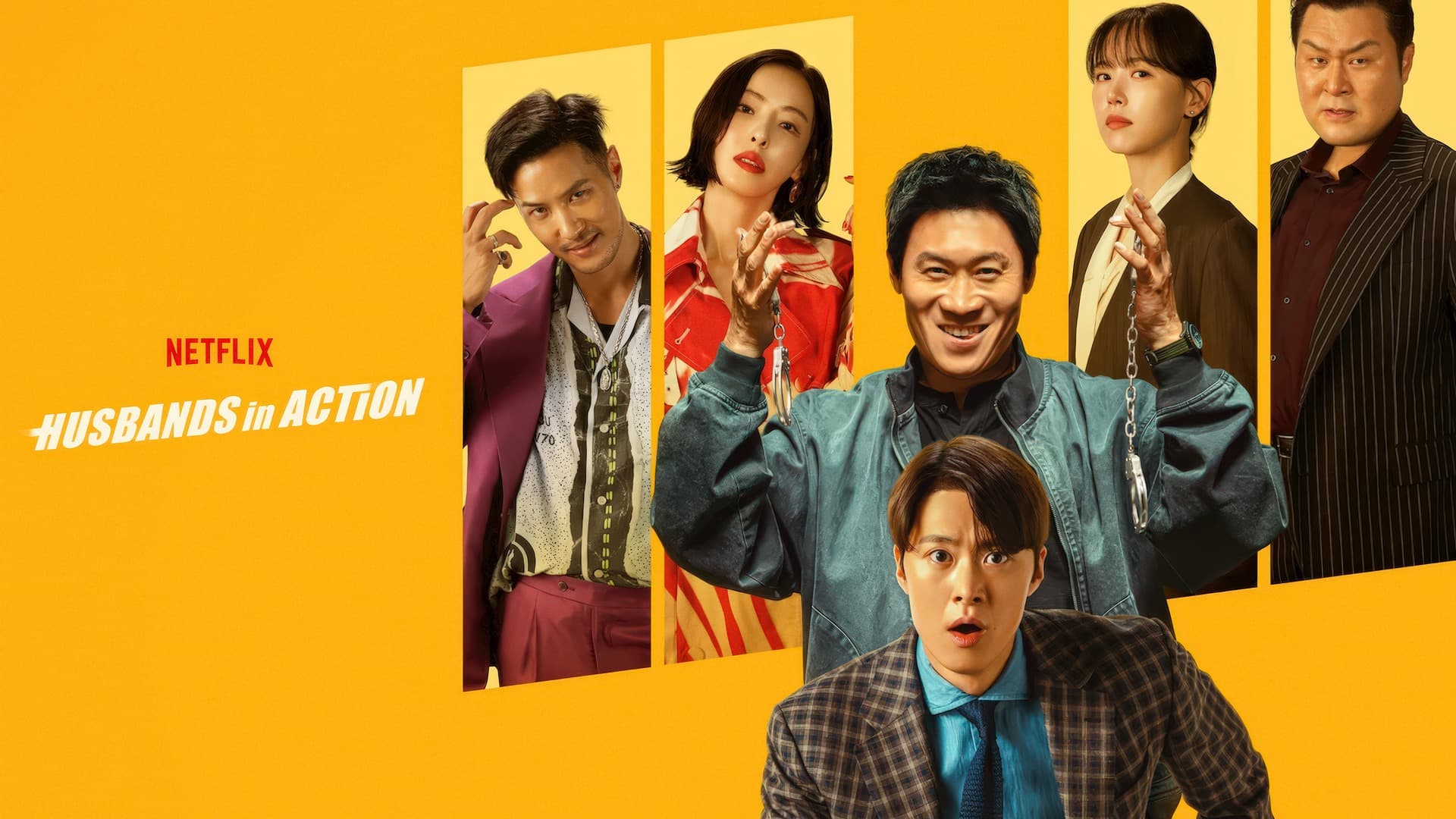 Husbands in Action (2026) 720p + 1080p + 2160p 4K NF WEB-DL x265 10bit HEVC Multi Audio [Hindi + Tamil + Telugu + English + Korean] DDP 5.1 Atmos MSubs