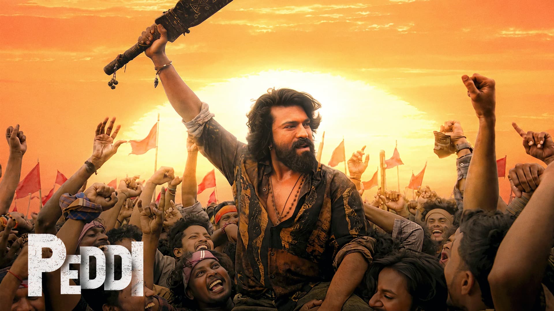 Peddi (2026) 720p + 1080p + 2160p 4K NF WEB-DL x265 10bit HEVC Multi Audio [Org NF Hindi-Tamil-Telugu-Kannada-Malayalam DDP 5.1 ~ 640Kbps] MSubs