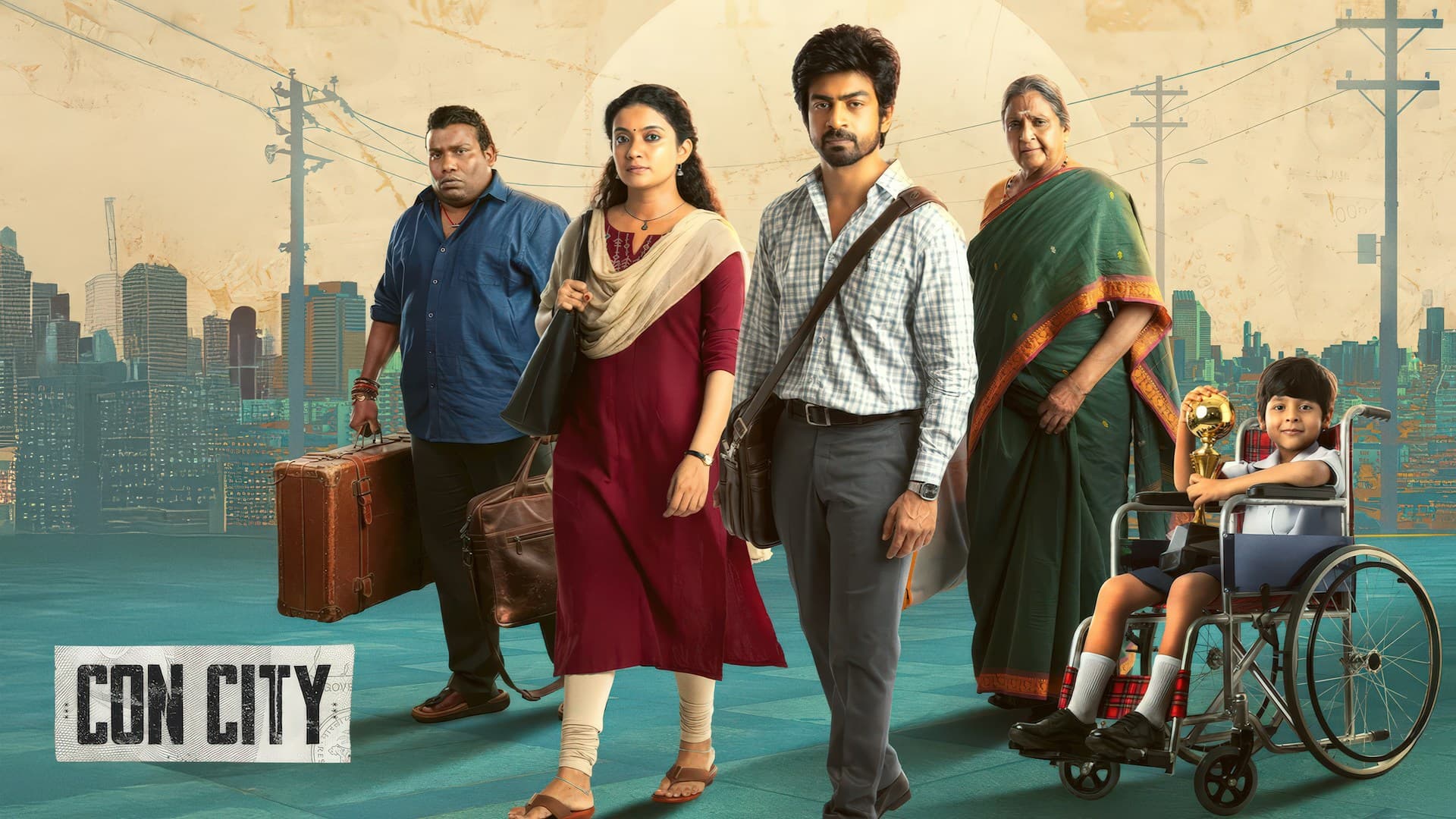 Con City (2026) 720p + 1080p + 2160p 4K NF WEB-DL x265 10bit HEVC Multi Audio [Hindi + Tamil + Telugu + Kannada + Malayalam] DDP 5.1 MSubs