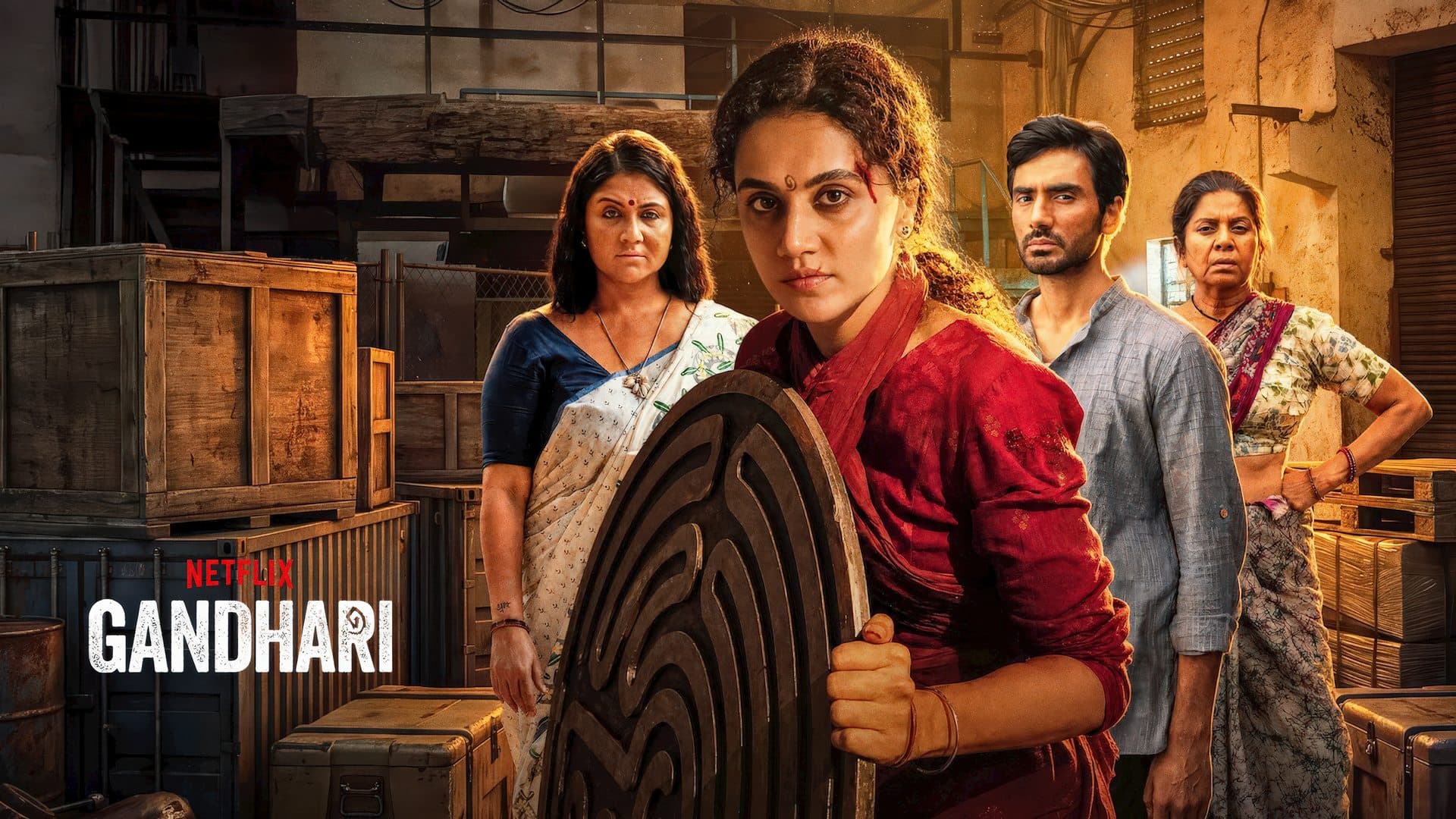 Gandhari (2026) 720p + 1080p + 2160p 4K NF WEB-DL x265 10bit HEVC Multi Audio [Hindi + Tamil + Telugu + English] DDP 5.1 Atmos MSubs