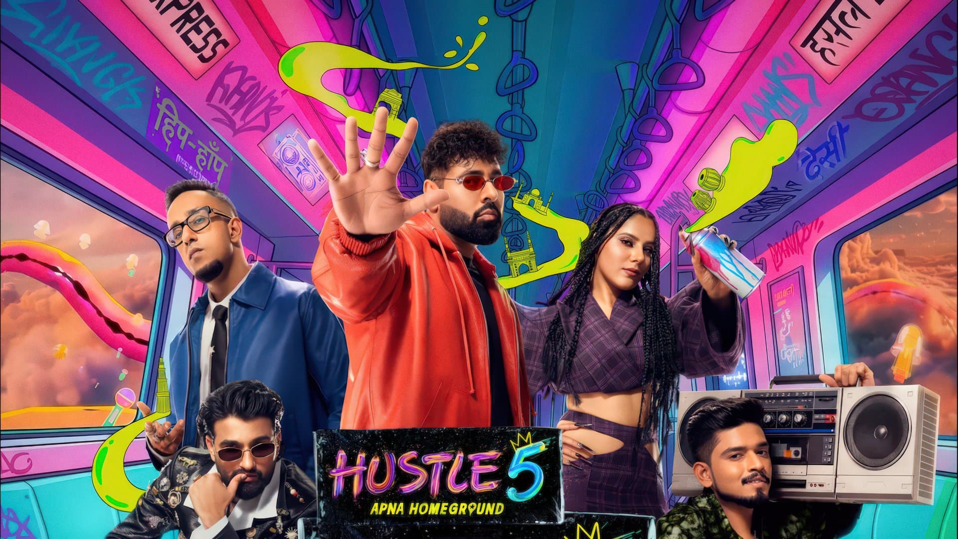 Hustle 5 - Apna Homeground (2026) Season 5 S05 1080p NF WEB-DL x265 10bit HEVC Hindi DDP 2.0 MSubs
