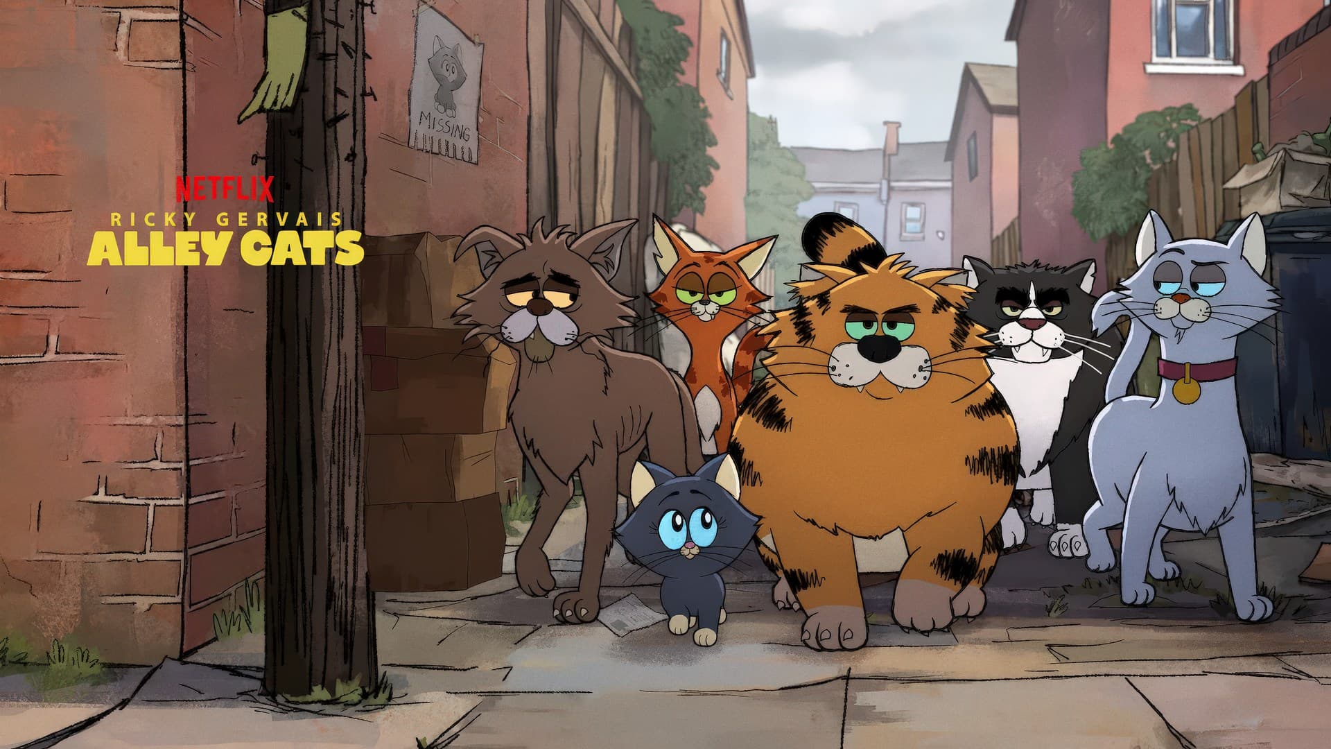 Ricky Gervais Alley Cats (2026) Season 1 S01 720p + 1080p NF WEB-DL x265 10bit HEVC English DDP 5.1 MSubs