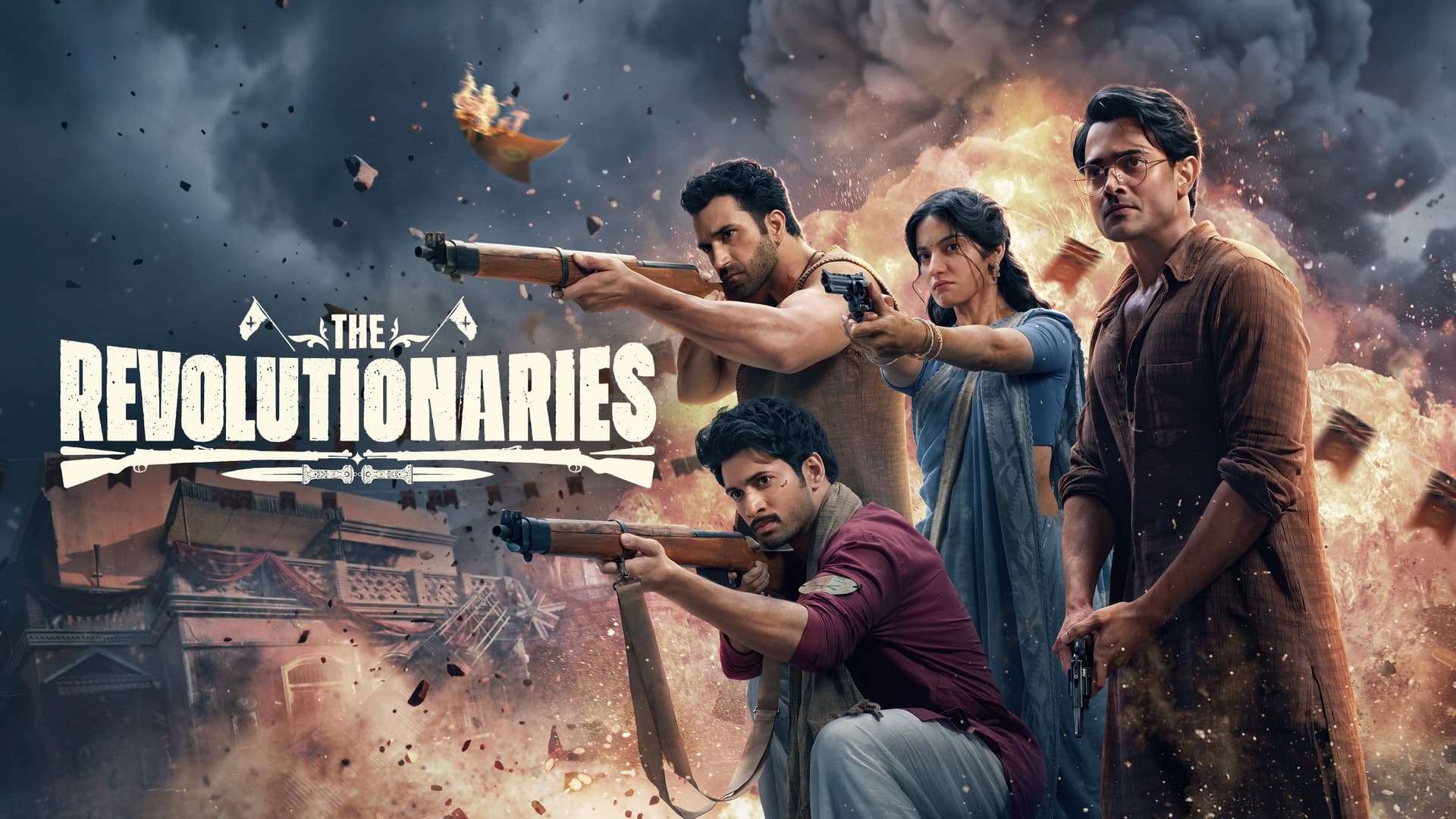 The Revolutionaries (2026) Season 1 S01 720p + 1080p + 2160p 4K AMZN  WEB-DL x265 10bit HEVC Multi Audio [Hindi + Tamil + Telugu + Kannada + Malayalam + Bengali] DDP 5.1 MSubs